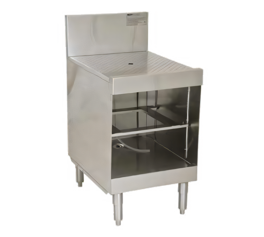 Product image #1 for Spec-Bar Recessed Workboard Top Underbar Glass Rack Storage Unit, 24 x 24 x 36-1/2 Inches, 2-Rack Capacity