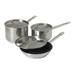 Thumbnail image #1 for Vollrath Optio™ 3820 6-Piece Stainless Steel Clad Induction-Ready Cookware Set