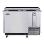 Thumbnail image #1 for Koolmore KM-BOC50-SS Commercial Bottle Cooler, 14 Cu. Ft., Sliding Doors, Stainless Steel