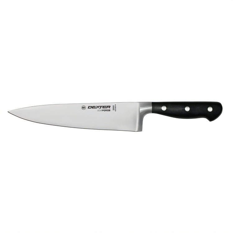 Product image #1 for iCUT-FORGE 8-Inch Forged Chef’s Knife with X50CrMOV15 Stainless Steel Blade and Black POM Handle