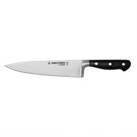 iCUT-FORGE 8-Inch Forged Chef’s Knife with X50CrMOV15 Stainless Steel Blade and Black POM Handle