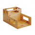 Thumbnail image #1 for Cal-Mil Madera Rustic Pine Countertop Plate & Napkin Holder, 2 Compartments