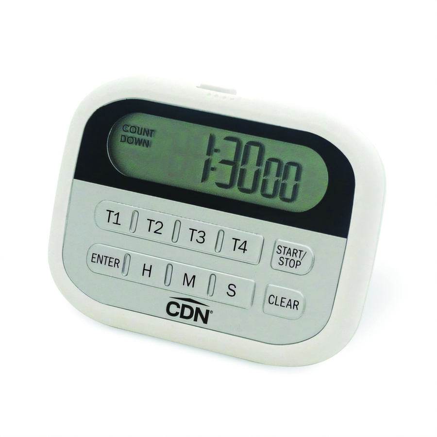 Product image #1 for CDN 4-Event Digital Kitchen Timer & Clock, 4 Channels, 100-Hour