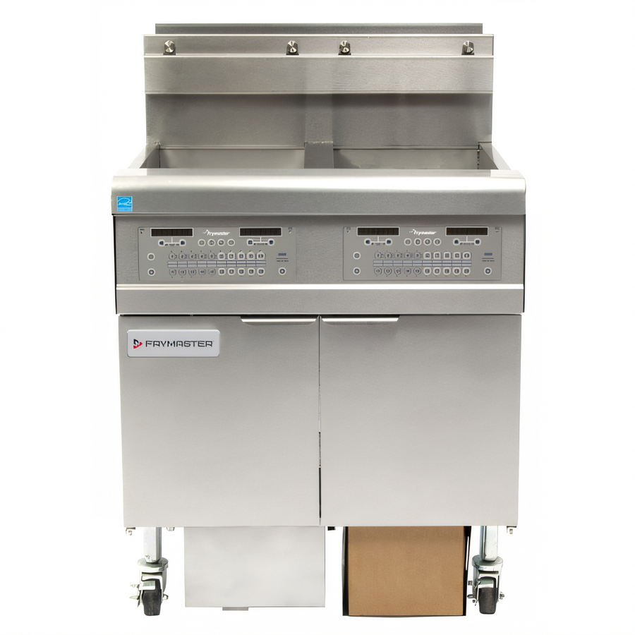 Product image #1 for Frymaster OCF30 Gas Fryer Battery with Built-In Filtration and SMART4U 3000 Controller, 2 x 30 lb Frypots