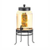 Thumbnail image #1 for Cal-Mil Soho 2 Gallon Glass Beverage Dispenser with Infusion Chamber, Spigot, and Drip Tray