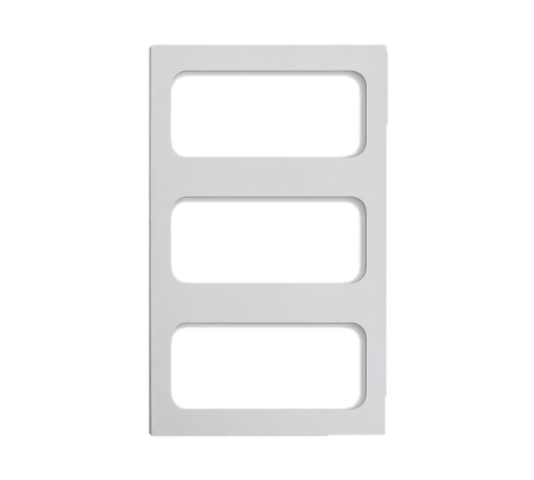 Product image #1 for Miramar White Stone Thermoset Template for 3 40004 Decorative Pans, 12 x 20 Inches