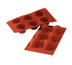 Thumbnail image #1 for Silikomart Large Diamond Silicone Baking Mold, 6-Cavity