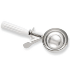 Thumbnail image #1 for Hamilton Beach 78-06 Disher #6, Stainless Steel Bowl, White Thumb-Press Handle Case of 12