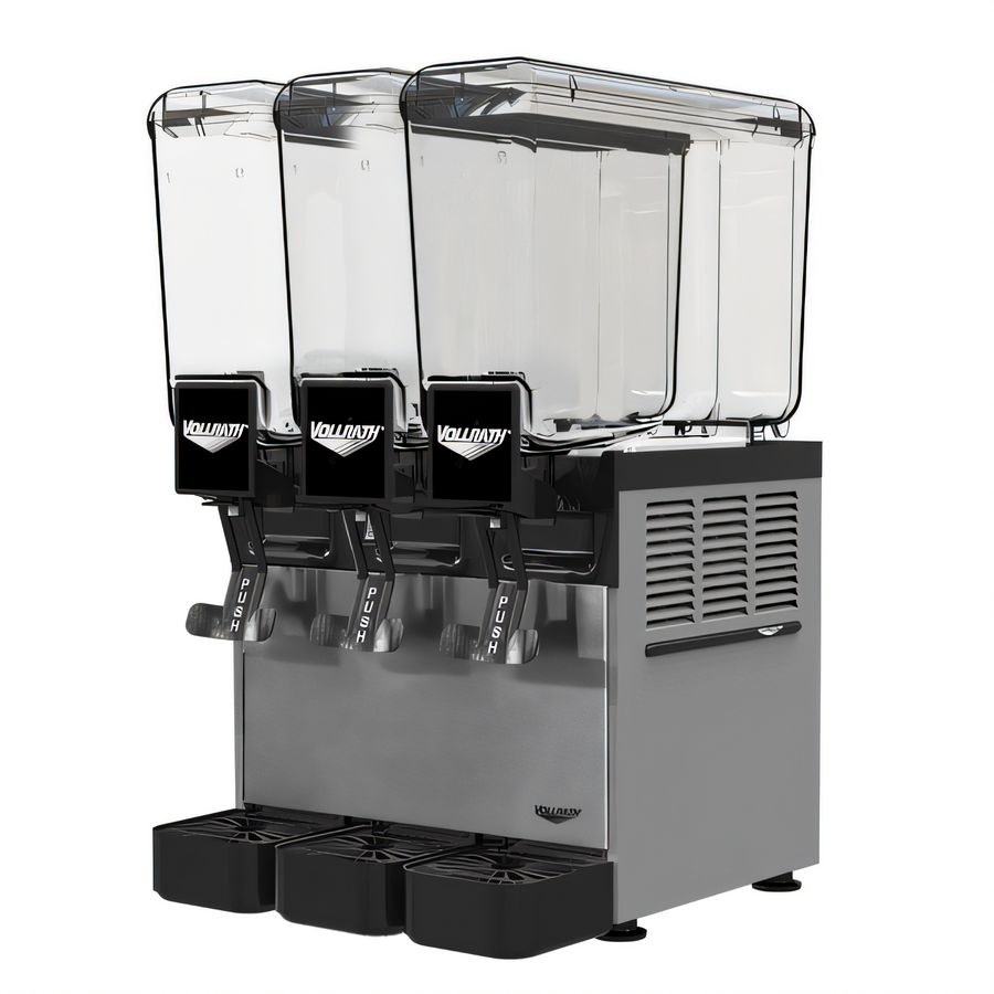 Product image #1 for Vollrath 3-Bowl Countertop Pre-Mix Refrigerated Beverage Dispenser with 2.11 Gallon Bowls