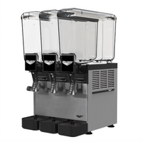 Vollrath 3-Bowl Countertop Pre-Mix Refrigerated Beverage Dispenser with 2.11 Gallon Bowls