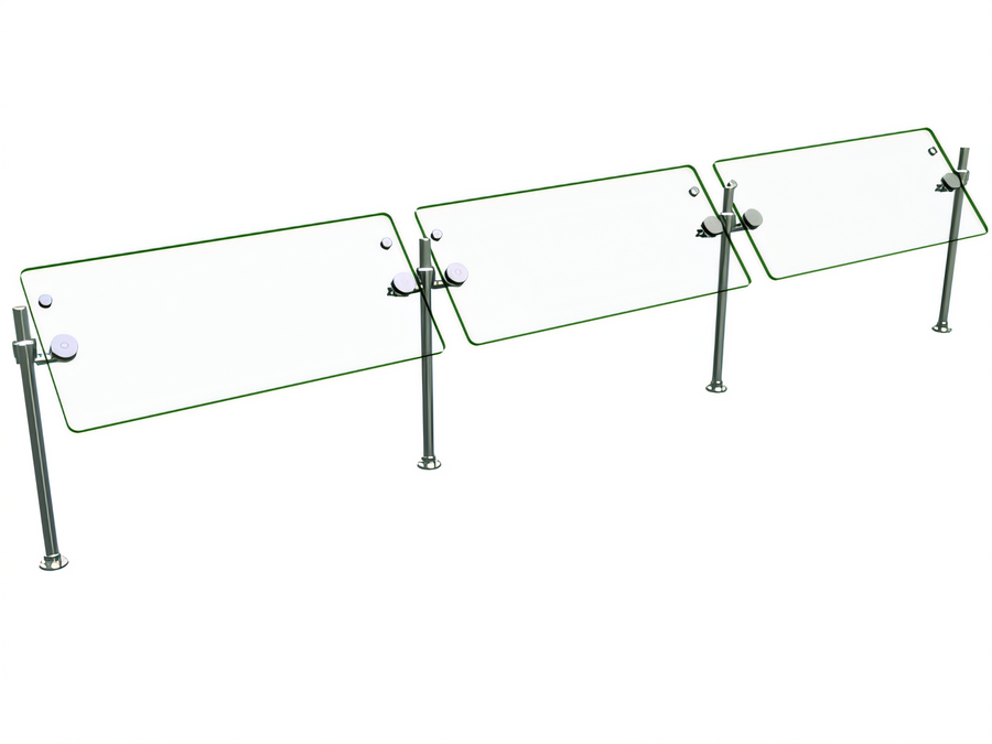 Product image #1 for Hatco ORBIT360-96 Flav-R-Shield™ Stainless Steel Shelving
