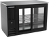 Thumbnail image #1 for Beverage-Air BBN48HC-GS-PT-B Two-Section Pass-Thru Back Bar Refrigerator with Sliding Glass Doors, 48 Inch, Black