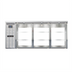 Thumbnail image #1 for Continental Refrigerator BB79SNSSGDPT 79 Inch Shallow Depth Pass-Thru Back Bar Cooler with 6 Glass Doors