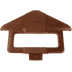 Thumbnail image #1 for SixStar™ Brown Sneeze Guard Post