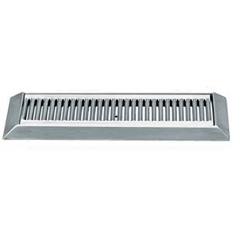 Product image #1 for Micro Matic Surface-Mount Stainless Steel Drip Tray Trough with 1/2-Inch Drain, 16 x 6-1/2 Inches