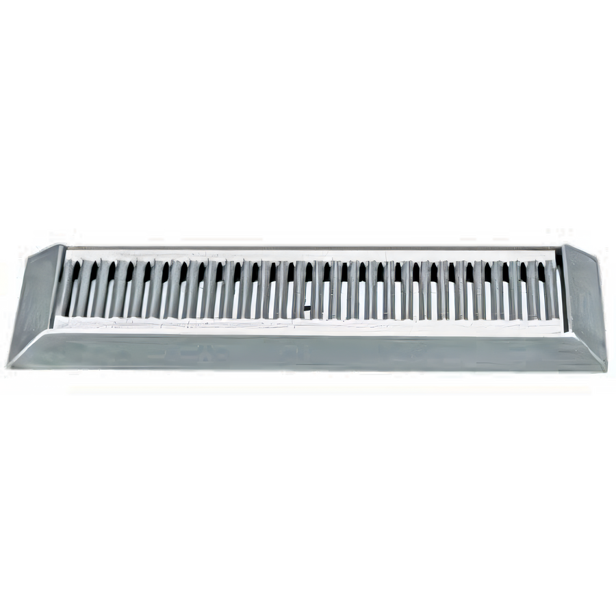 Product image #1 for Micro Matic Surface-Mount Stainless Steel Drip Tray Trough with 1/2-Inch Drain, 16 x 6-1/2 Inches