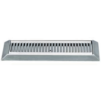 Micro Matic Surface-Mount Stainless Steel Drip Tray Trough with 1/2-Inch Drain, 16 x 6-1/2 Inches