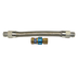 Thumbnail image #1 for Dormont 36-Inch Braided Gas Connector Hose Assembly, 1/2-Inch I.D. with SnapFast QD and 90° Street Elbow