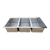Thumbnail image #1 for Three-Compartment Drop-In Stainless Steel Sink with 16 x 20 x 12 Inch Compartments