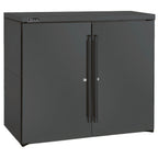 Thumbnail image #2 for Perlick Corporation Top Shelf DBN40 Narrow Door Back Bar Dry Storage Cabinet, 40-Inch, Two-Section, Non-Refrigerated