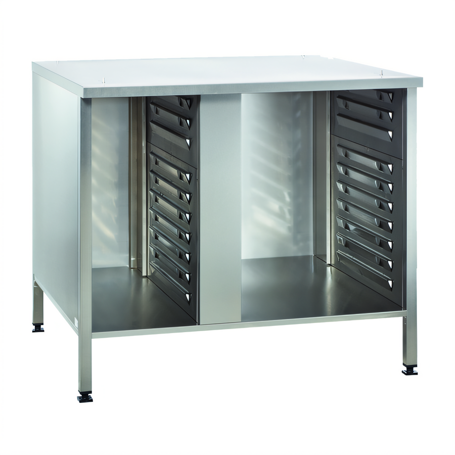 Product image #1 for RATIONAL US III UltraVent Mobile Oven Stand for SelfCookingCenter 62 and CombiMaster Plus 62, Stainless Steel, 20 Supporting Rails