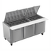 Thumbnail image #1 for Victory UltraSpec V-Core 72-Inch Three-Section Sandwich Prep Mega Top Refrigerator