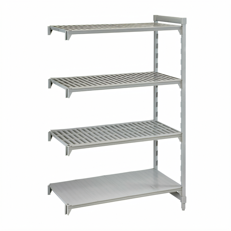 Product image #2 for Cambro CPA184284VS4PKG Camshelving® Premium Stainless Steel Shelving