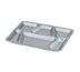 Thumbnail image #1 for Vollrath Six-Compartment Stainless Steel Mess Tray with Lugs