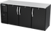 Thumbnail image #2 for Beverage-Air 72-Inch Three-Section Shallow Depth Back Bar Refrigerator with Solid Doors