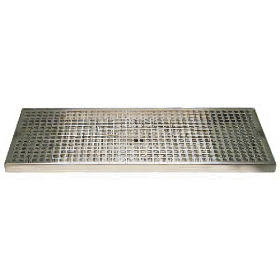 Product image #1 for Micro Matic 18-Gauge Stainless Steel Surface Mount Drip Tray Trough, 18 x 8 Inches