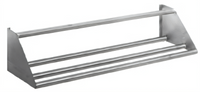 Eagle Group Wall-Mounted Tubular Dishtable Rack Shelf, 84 x 15.5 x 12 Inches, All-Welded 14/304 Stainless Steel