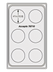 Thumbnail image #1 for Vollrath Miramar Night Sky Template for 6 1-1/4 Qt Bain Marie Pots