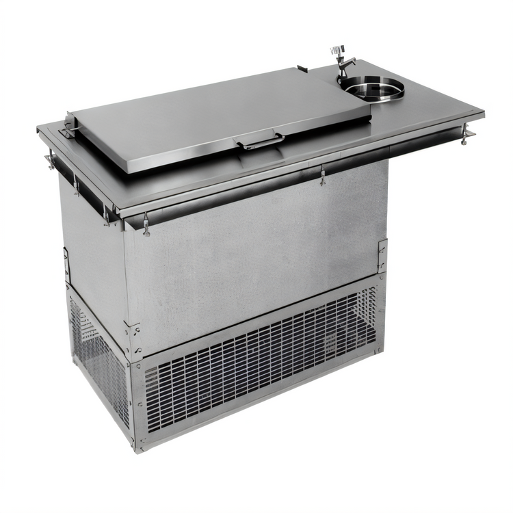 Product image #1 for Drop-In Ice Cream Freezer with Dipper Well, Self-Contained Refrigeration, 2 x 3-Gallon Can Capacity