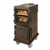Thumbnail image #2 for Cambro Ultra Camcart Double-Compartment Front-Loading Insulated Food Pan Carrier, Dark Brown