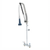 Thumbnail image #1 for T&S Brass EverSteel DuraPull 8-Inch Center Deck-Mount Pull-Down Pre-Rinse Unit with Spring-Action Gooseneck, 18-Inch Riser, and 1.07 GPM Sprayer
