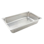 Thumbnail image #1 for Winco SPFP4 Full-Size 4-Inch Deep Perforated Stainless Steel Steam Table Pan, 25 Gauge Case of 12