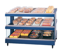 Hatco Glo-Ray Designer Slant Display Warmer with Dual Heated Glass Shelves, 27-Inch Countertop