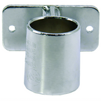 Thumbnail image #1 for Quantum WR-WMB Post Wall Mount Bracket for 1 Post, Chrome-Plated