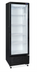 Thumbnail image #1 for Omcan RE-CN-305 One-Section Reach-In Glass Door Refrigerated Showcase, 10.1 Cu. Ft., Black, Bottom-Mount Self-Contained