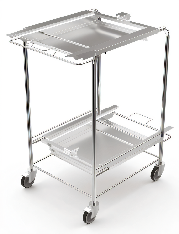 Product image #1 for Lainox Naboo Height-Adjustable Oven Rack Trolley with Drip Tray