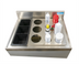 Thumbnail image #1 for BK Resources 11-Hole Open-Bottom Stainless Steel Ice Bin Bottle Organizer Insert for 18-Inch Ice Bins