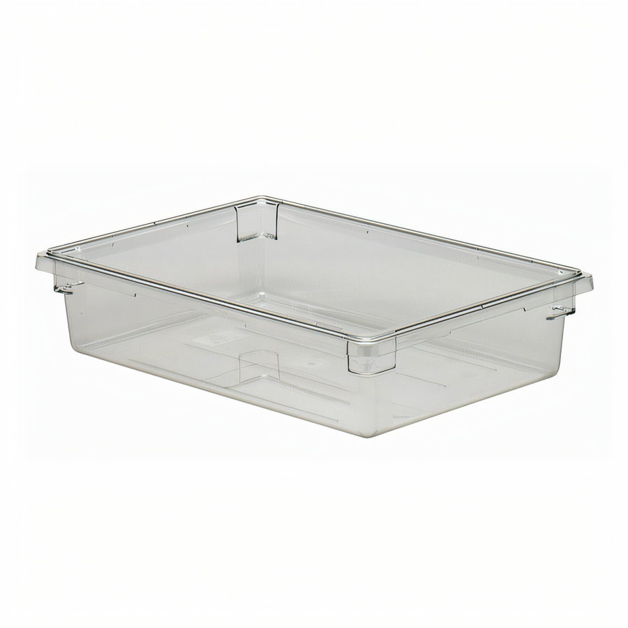 Product image #1 for Cambro Camwear 18 x 26 x 6 Inch Clear Polycarbonate Food Storage Container, 8.75 Gallons