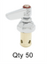Thumbnail image #1 for T&S Brass Eterna Right-Hand Hot Faucet Spindle Assembly