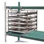 Thumbnail image #1 for Metro MetroMax Q MQ24SE Tray Slide, 24"W, Adjustable, Corrosion-Resistant Taupe Epoxy Finish