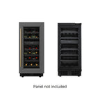 Thumbnail image #1 for Koolmore KM-CW28DZ-BPR Dual Zone 2-Section Wine Cooler, Black/Stainless Steel, Digital Touch Controls