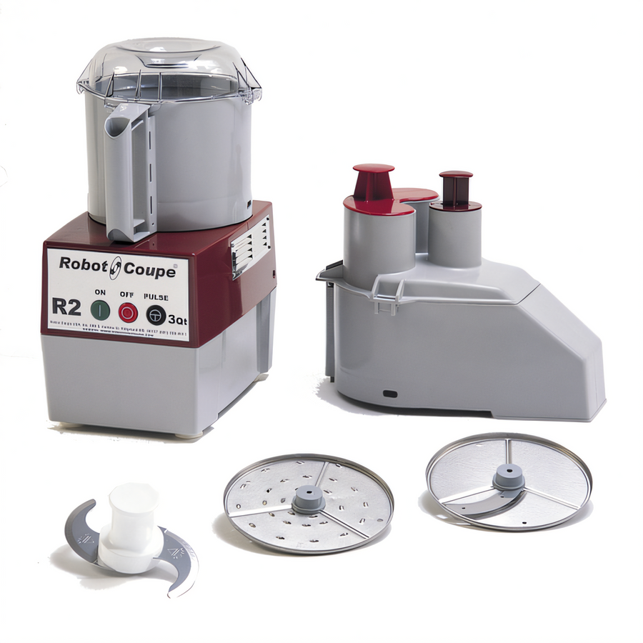 Product image #1 for Robot Coupe R2N READY Countertop Combination Processor with Vegetable Prep Attachment, 120V, 1 HP, 3-Liter Bowl