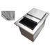 Thumbnail image #1 for BK Resources Drop-In Ice Bin with 7-Circuit Cold Plate, 34 x 20 Inch
