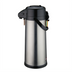 Thumbnail image #1 for Winco AP-535 3 Liter Glass-Lined Stainless Steel Airpot with Push Button and Swivel Base