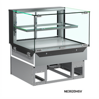 Structural Concepts Reveal Heated Self-Service Slide-In Counter Case, 35-3/4 Inch Wide x 33 Inch Deep