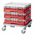 Thumbnail image #2 for Cambro Camrack® Full Size Base Rack with 1 Extender, Red